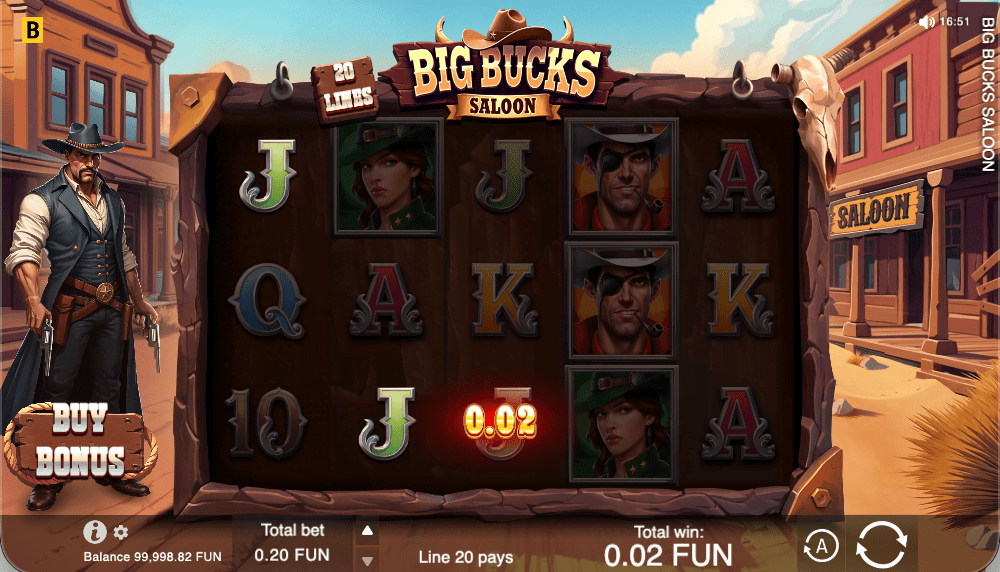 Big Bucks Saloon Gameplay 2