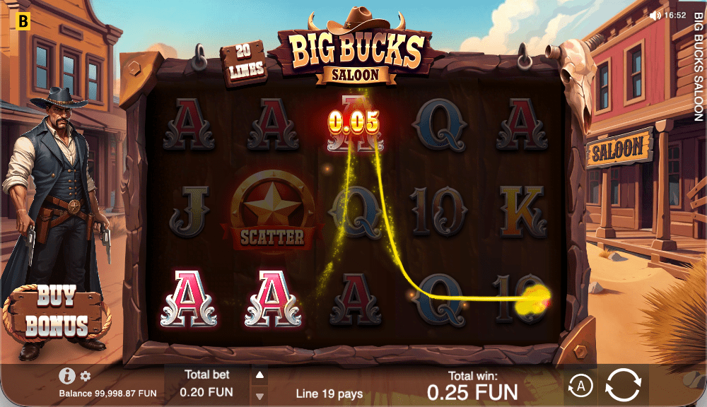 Big Bucks Saloon Gameplay 3